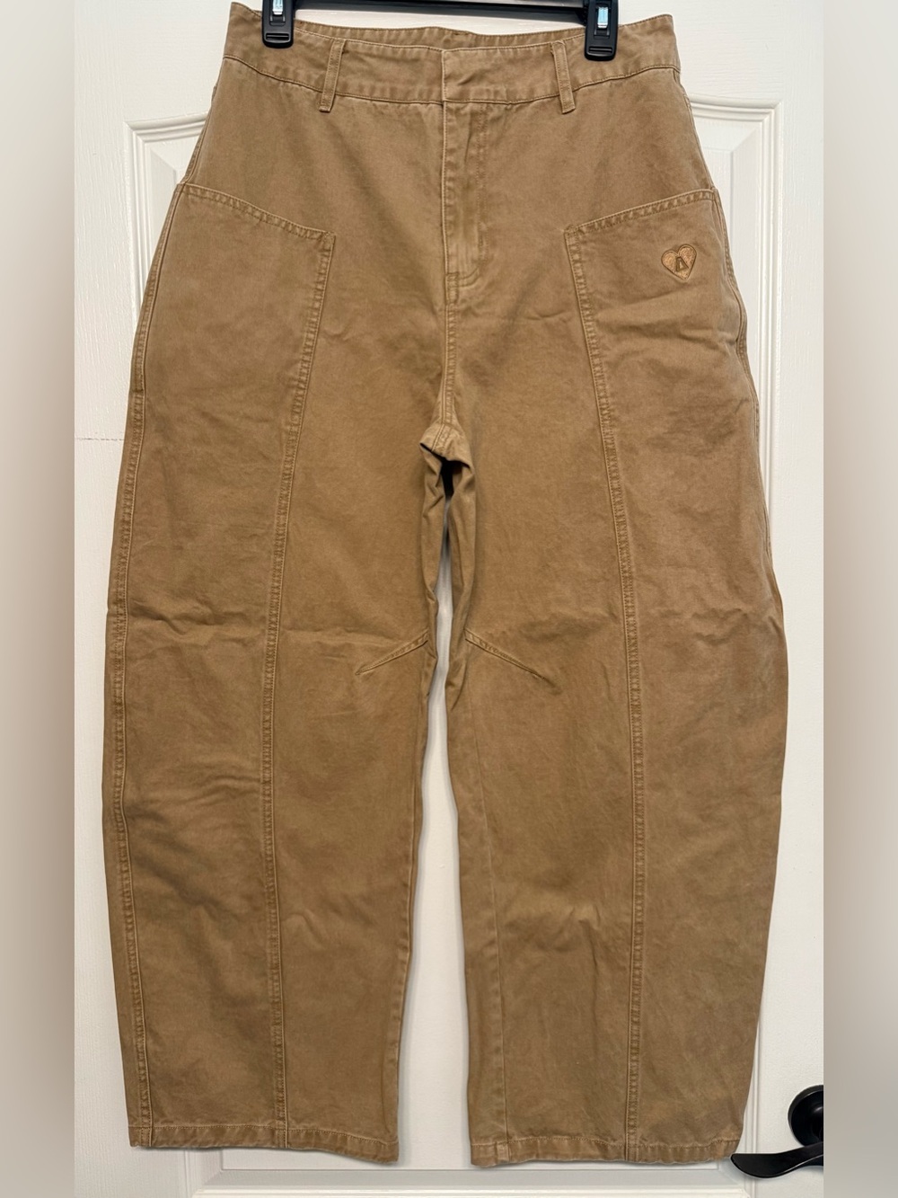 Aelfric Eden Baggy Carpenter Pants 32 Khaki Wide Leg Utility Y2K Unisex
